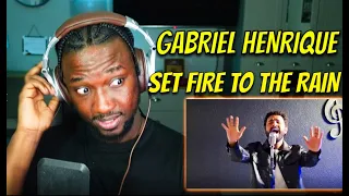 FIRST TIME HEARING Set Fire To The Rain - Gabriel Henrique (Cover)