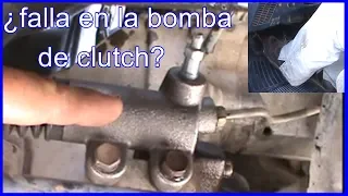 bomba de clutch fallas remplazo y purgado