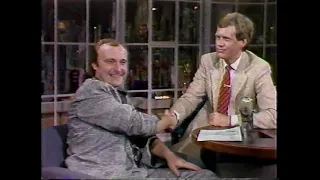 Letterman accuses Phil Collins of dumb name Sussudio