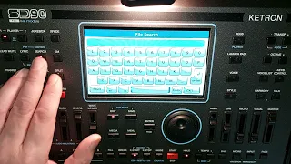 Eifelsounds Michael B. - Tutorial Ketron SD-90 #1 - "Bedienungselemente"