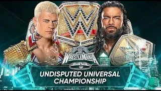 WWE 2K23 - Cody Rhodes Vs Roman Reigns - Undisputed WWE Universal Championship | WWE WrestleMania 40