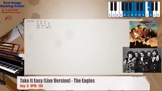 🎹 Take It Easy (Live version) - The Eagles Piano Backing Track with chords and lyrics