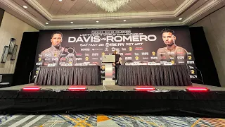 LIVE from the Davis vs Romero Final Press Conference | #DavisRomero