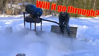 200 Liters of Boiling Water Vs. Frozen Lake
