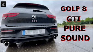 🔴 VW Golf 8 GTI - Sound - Start Up - Drive by 🔴