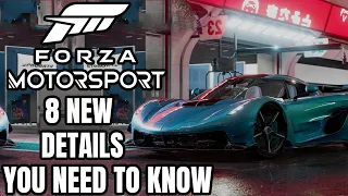 Forza Motorsport 2023 - 8 NEW Things You NEED TO KNOW