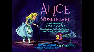 Alice in Wonderland (1951) title sequence