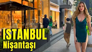 Nisantasi Istanbul 2022 18 October Walking Tour|4k UHD 60fps