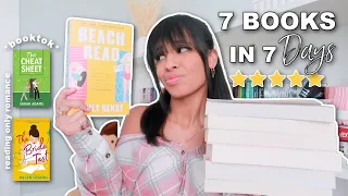 i read 7 romance books in 7 days....*not what i expected*