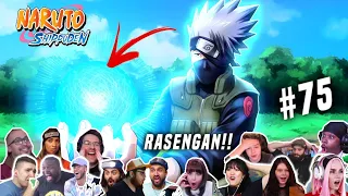 Kakashi's Rasengan!! REACTION MASHUP [Shippuden Episode 75]  ナルト 疾風伝 海外の反応