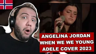 Angelina Jordan - When we we young - (Adele Cover) 2023 | Utlendings Reaksjon | 🇳🇴 NORWAY REACTION