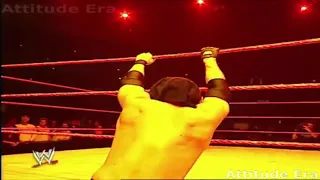 WWE RAW 2003 Kane vs Goldberg lumberjack match