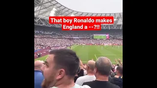 Fans Sing For Ronaldo ahead of his End times at Manchester United