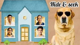 Hide &￼ Seek challenge with my dog | Anant rastogi