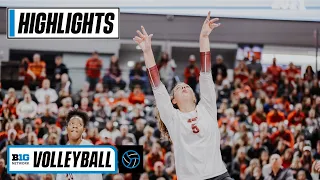 Minnesota at Ohio State | Highlights | Big Ten Volleyball | Nov. 25, 2022