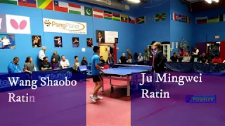 Open Singles Final: Ju Mingwei (2737) vs Wang Shaobo (2566) at 2019 PongPlanet Open