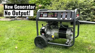 New Storm Responder Generator Stopped Making Power