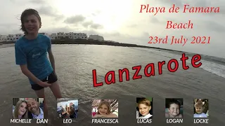 Trip to Playa de Famara Beach Lanzarote