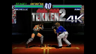 PS1 LONGPLAY - TEKKEN 2 (4K 60FPS) MICHELLE