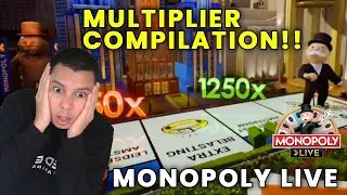 Monopoly Live Multiplier Compilation: Chance + Big Multi = Epic Win?