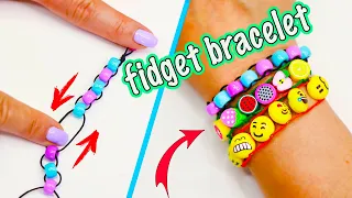 DIY EASY thread BRACELET with beads| Fidget toy diy