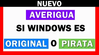 ✅ Cómo SABER si tengo Windows 11/10 ORIGINAL | Comprobar Mi licencia o Clave es original i Pirata❓🤔