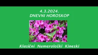 Jasminka Holclajtner-Royal Astro Studio-Dnevni horoskop za 4.3.2024.