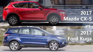 2017 Mazda CX-5 vs 2017 Ford Kuga (technical comparison)
