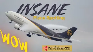4K 1 HR INSANE HEAVY Plane Spotting Atlanta ATL A350, 777, A340, 787, A330, 767, & A300