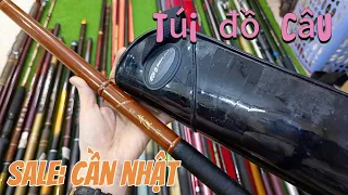 VIDEO 556: TÚI ĐỰNG ĐỒ CÂU🔥CẦN TAY NHẬT BÃI 🔥CẦN LURE #DAIKO KHOEN GOLD🔥