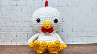 CHICKEN | HOW TO CROCHET | AMIGURUMI TUTORIAL