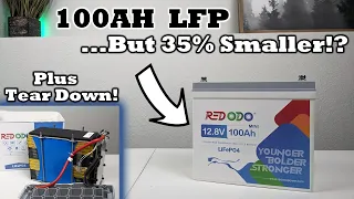 Redodo 100ah MINI LFP Battery - Smaller Size - BIG Capacity! - Fully Tested and Torn Down