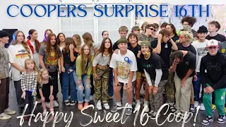 COOPER'S 16th SURPRISE PARTY!