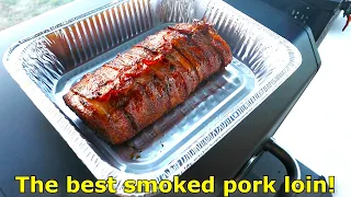 The BEST smoked pork loin we've ever had! Masterbuilt gravity series 800 #669