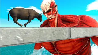 Challenge Of Running In Front Of The Red Titan - Animal Revolt Battle Simulator