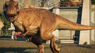 ALL 27 CARNIVORE DINOSAURS ON FOREST - T Rex, Indominus Rex & Giganotosaurus Feeding and Roaming 4K