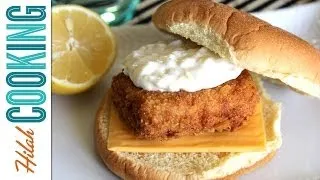 How to Make Filet-O-Fish Sandwich (Copy Cat Recipe) | Hilah Cooking