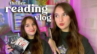 reading only thriller books for a week *spoiler-free reading vlog*