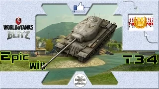 Epic Win на Т34 (Мастер) ☆ L1keRusher - WoT Blitz Android и iOS