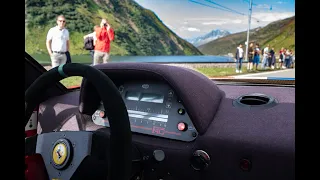 Ferrari F40 LM -No Speed Limit-  Racing Up The Swiss Alps
