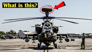 What is A Round Black “Object” Located Above the Apache’s Rotors?