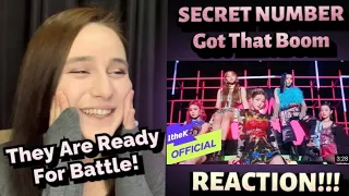 Secret Number - ‘Got That Boom’ (시크릿넘버) Official MV | (REACTION)