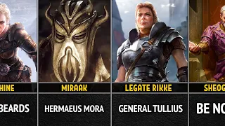 Fears of Skyrim Characters