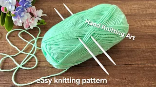 Have you seen this AMAZING knitting pattern before? Easy and beautiful knitting pattern