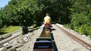 eine Runde auf der "Gartenbahn Staufen"