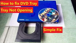 DVD Repair - DVD Tray Will Not Open