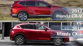 2017 Honda CR-V vs. 2017 Mazda CX-5 (technical comparison)