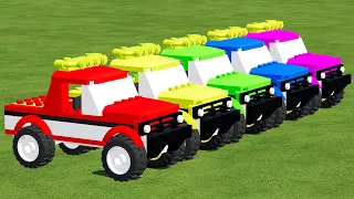 TRANSPORTING MAZDA CARS, TOYS LOADERS & JEEP CARS WITH MAN TRUCKS! Farming Simulator 22