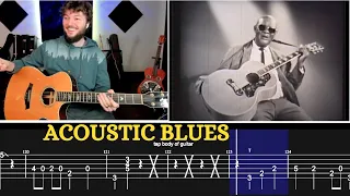 Rev. Blind Gary Davis blues guitar lesson (Samson and Delilah/ If I had my way)
