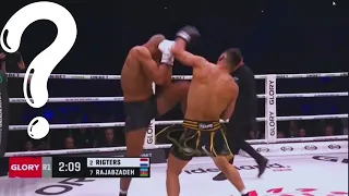 Two identical knockdowns but only when Bahram does it doesn't count? Why Glory?